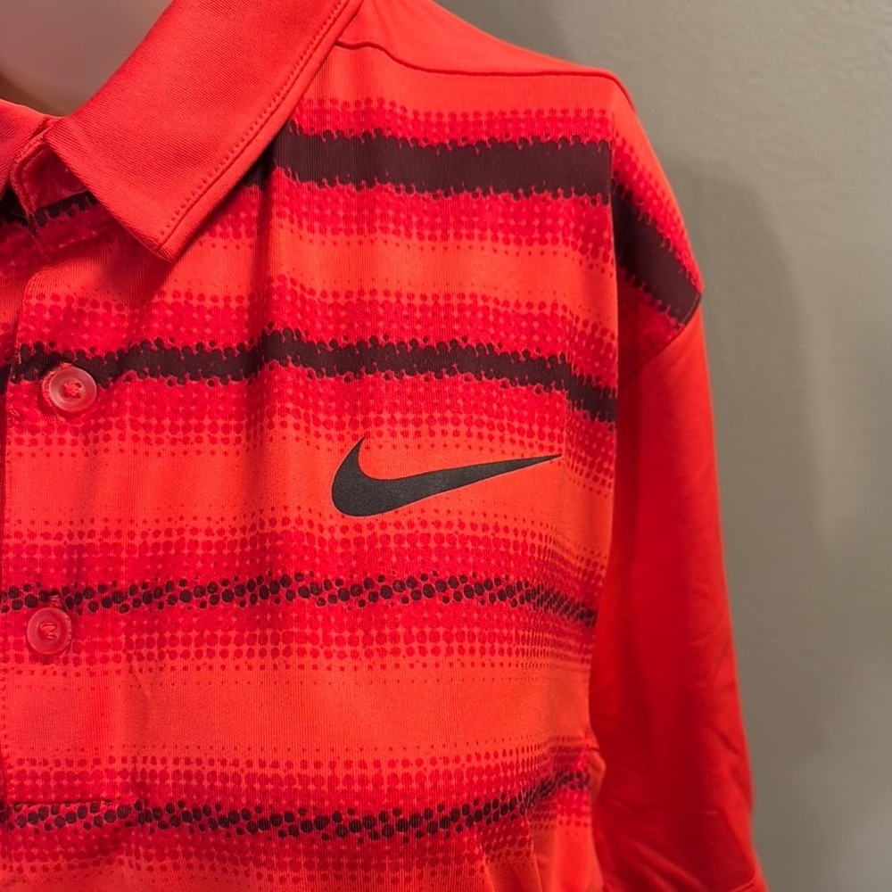 Nike Red Gradient Polo Shirt - Picture 2 of 5